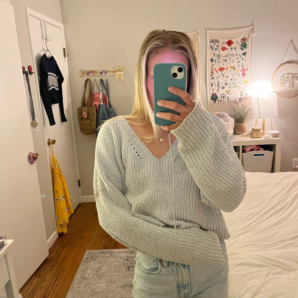 Pacsun light blue super soft knit sweater